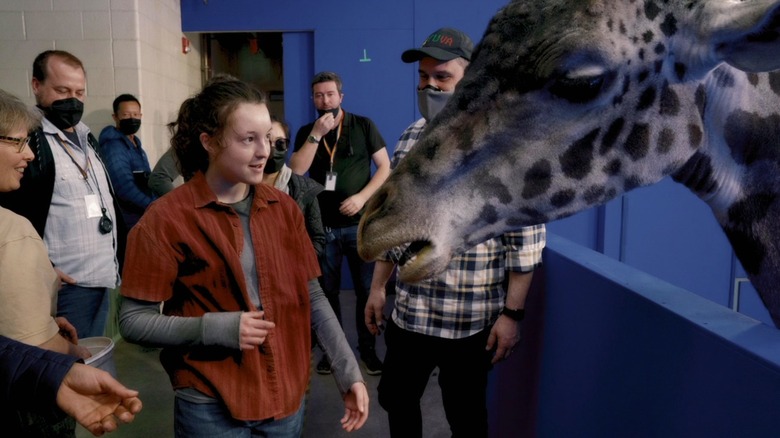 Bella Ramsey in the Making of The Last of Us