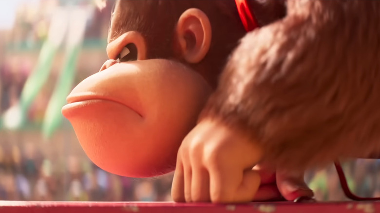 Donkey Kong (Seth Rogen) in The Super Mario Bros. Movie