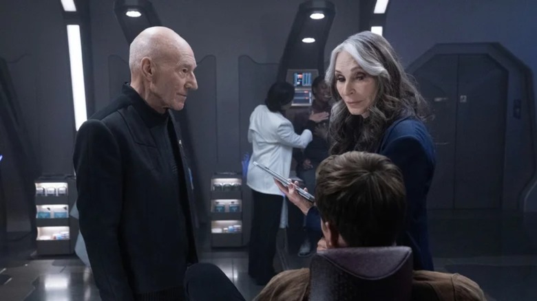 Patrick Stewart, Gates McFadden, Ed Speleers, Star Trek: Picard