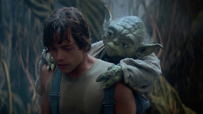 The Empire Strikes Back Luke Yoda