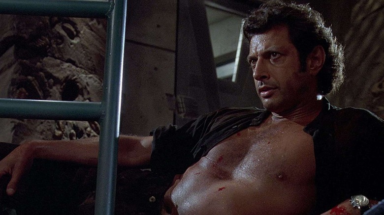 Jeff goldblum in Jurassic Park