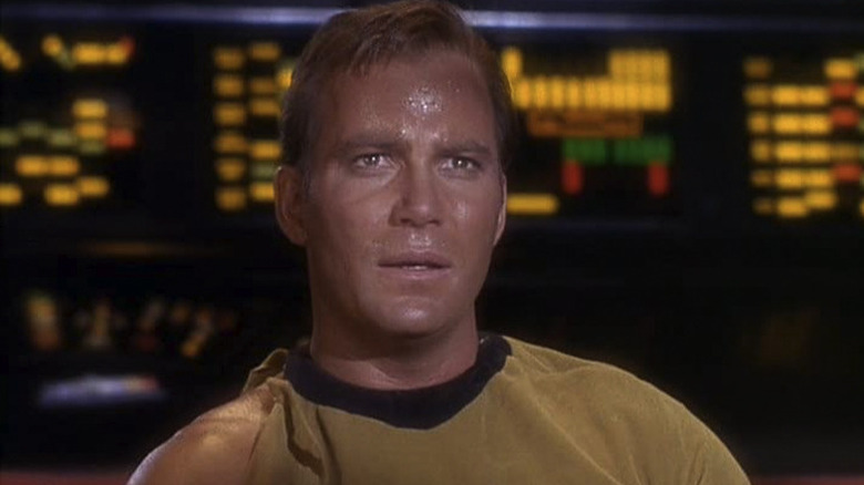 William Shatner as Captain Kirk in Star Trek