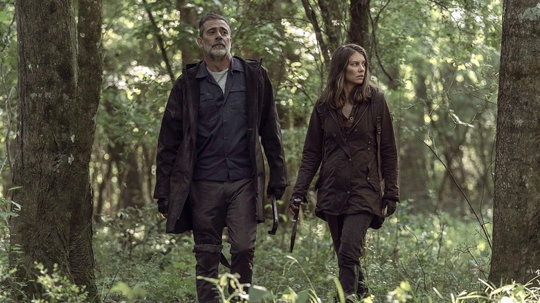 Jeffrey Dean Morgan and Lauren Cohan as Negan and Maggie in The Walking Dead: Dead City