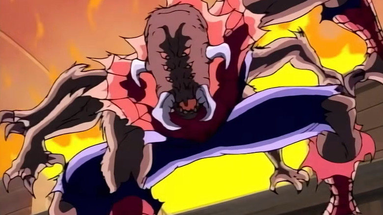 The vicious Man-Spider from Spider-Man: The Animated Series