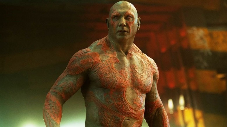 Dave Bautista as Drax the Destroyer in Guardians of the Galaxy