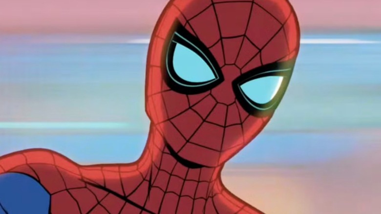 Spider-Man in his classic suit Your Friendly Neighborhood Spider-Man