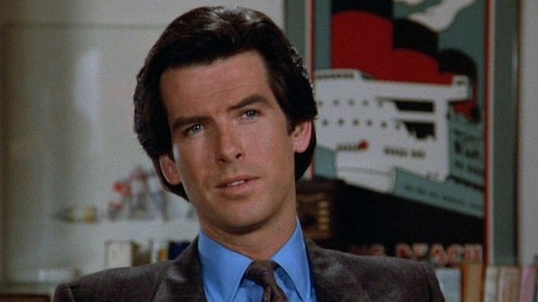 Pierce Brosnan cuts a dashing young figure as Remington in Remington Steele