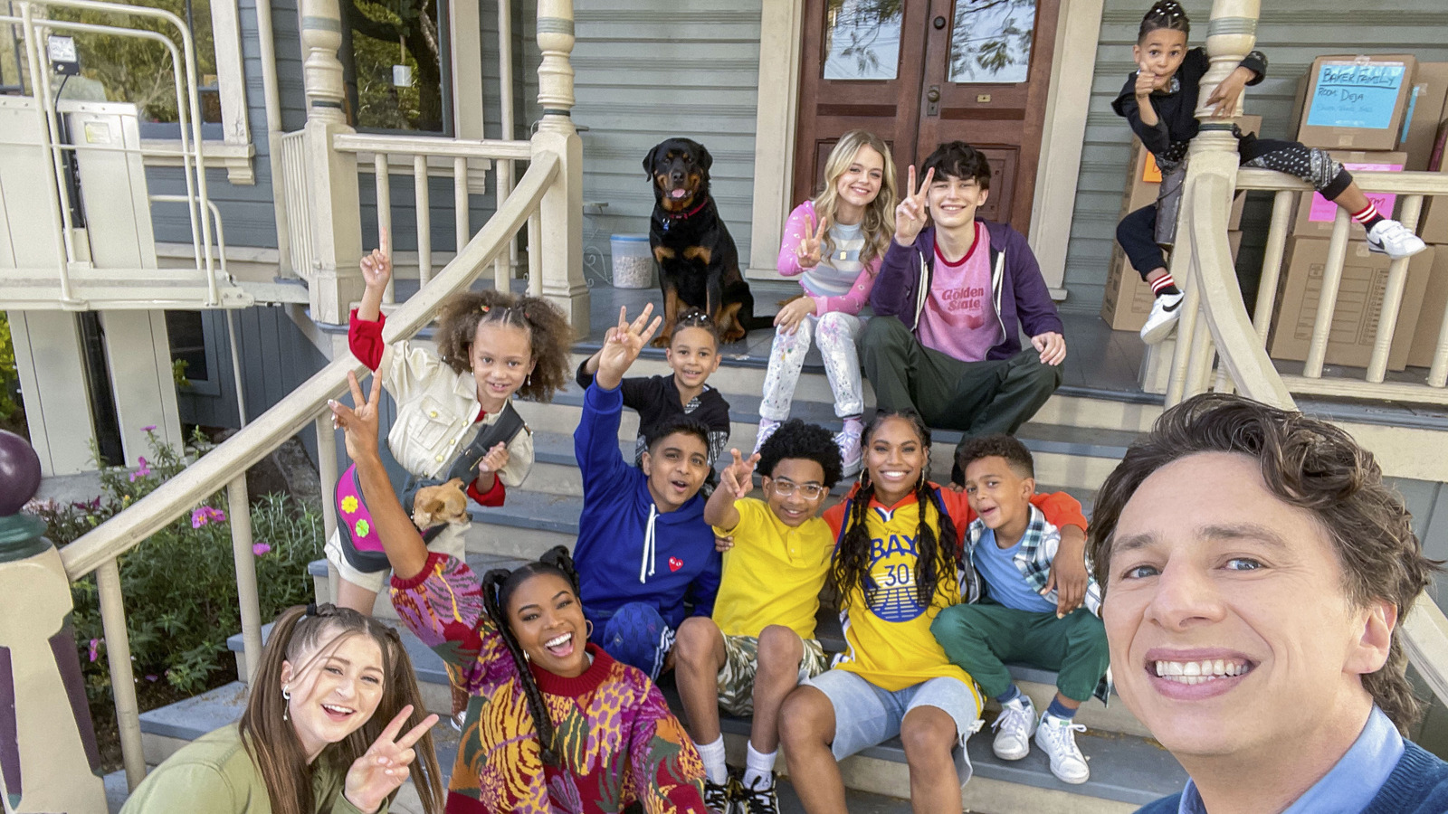 Zach Braff And Gabrielle Union On Making A Modern Cheaper By The Dozen Interview