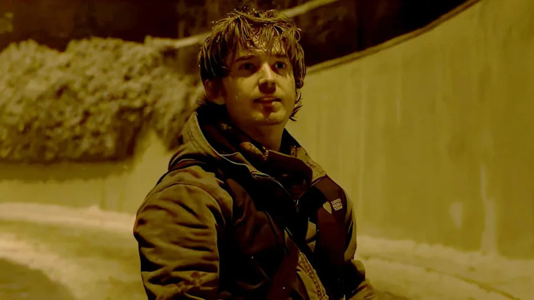 Austin Abrams holding a gun in Resident Evil (2026)
