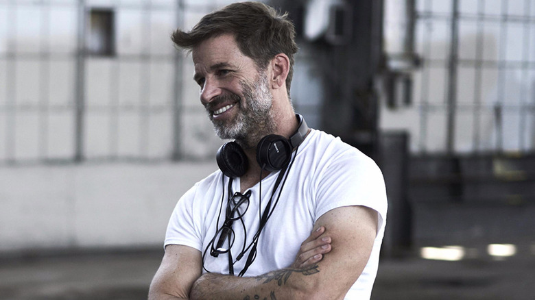 Zack Snyder on the Army of the Dead set