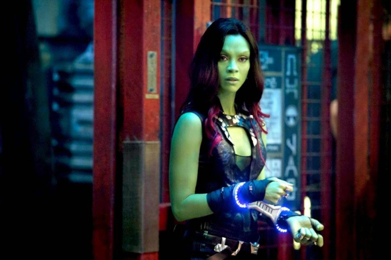 Zoe Saldana in Guardians of the Galaxy