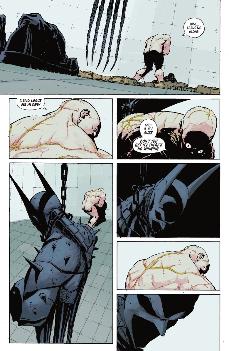 Absolute Batman #10 – Bruce praat met Batsuit