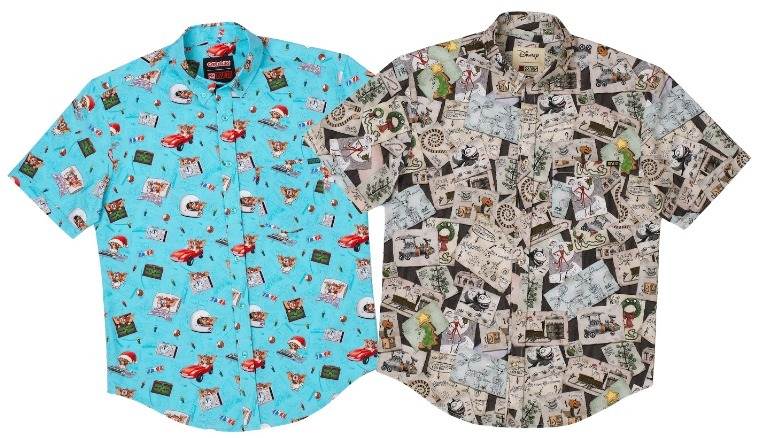 Gremlins and Nightmare Before Christmas shirts from RSVLTS