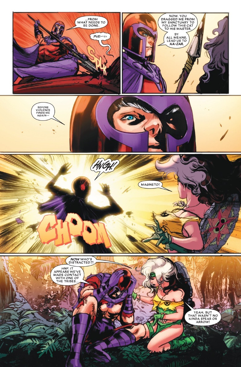 Rogue Savage Land #2 Rogue and Magneto