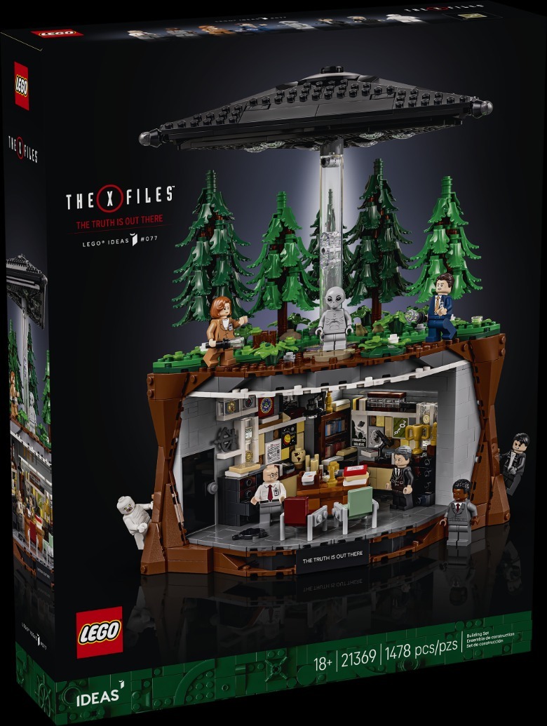 The X-Files LEGO Set box