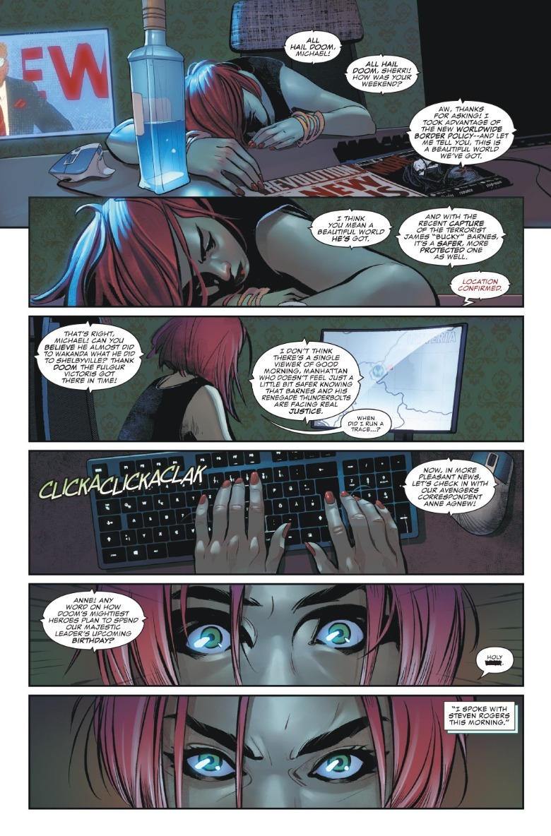 Thunderbolts: Doomstrike #4 Page 1 Black Widow