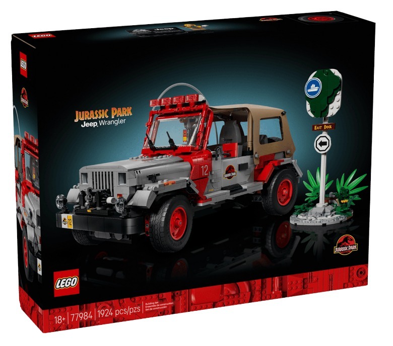 LEGO Jurassic Park Jeep Wrangler Box