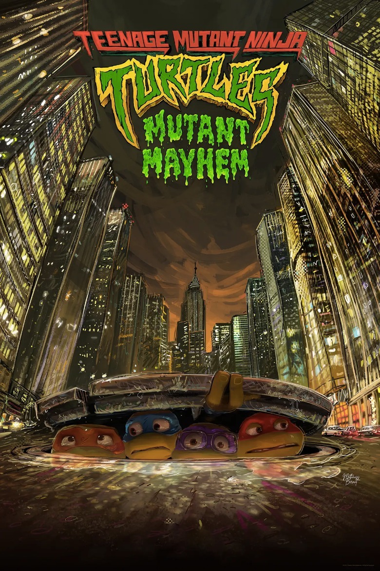 Teenage Mutant Ninja Turtles: Mutant Mayhem Mattheus Berant Poster