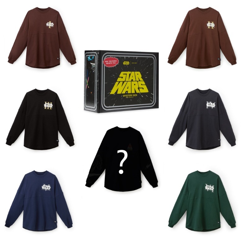 Star Wars Spirit Jersey shirts mystery box with designs for the fronts of all the shirts