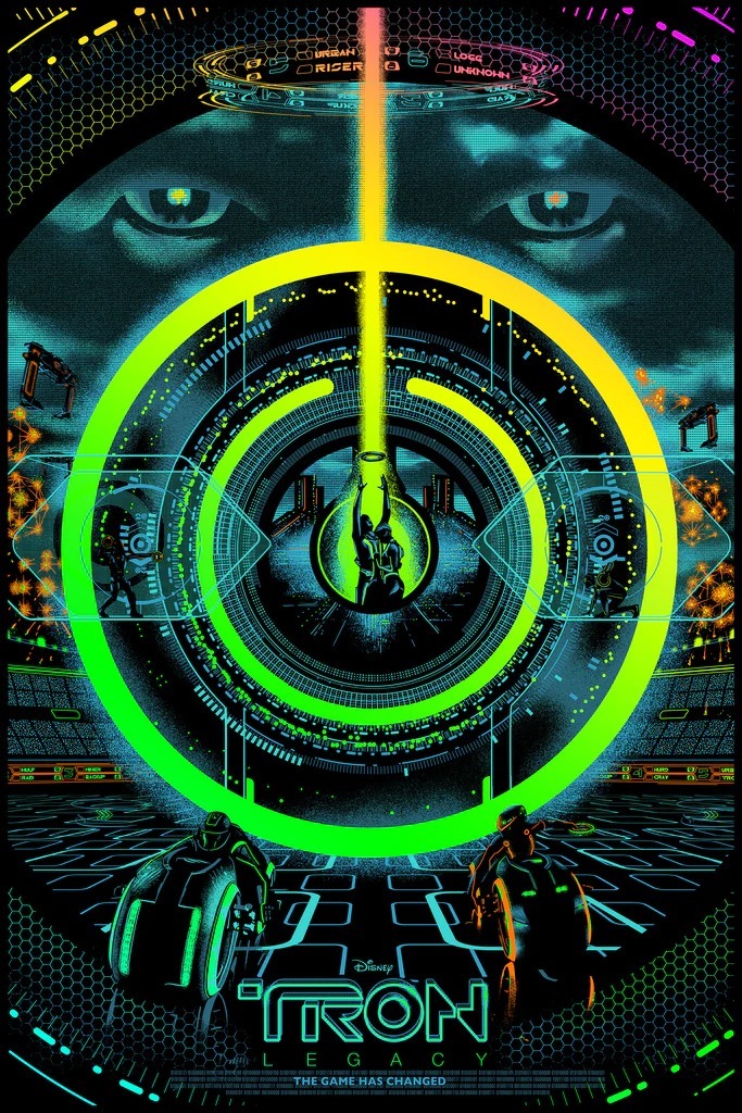 Raid71 TRON Legacy Poster (Foil Variant)