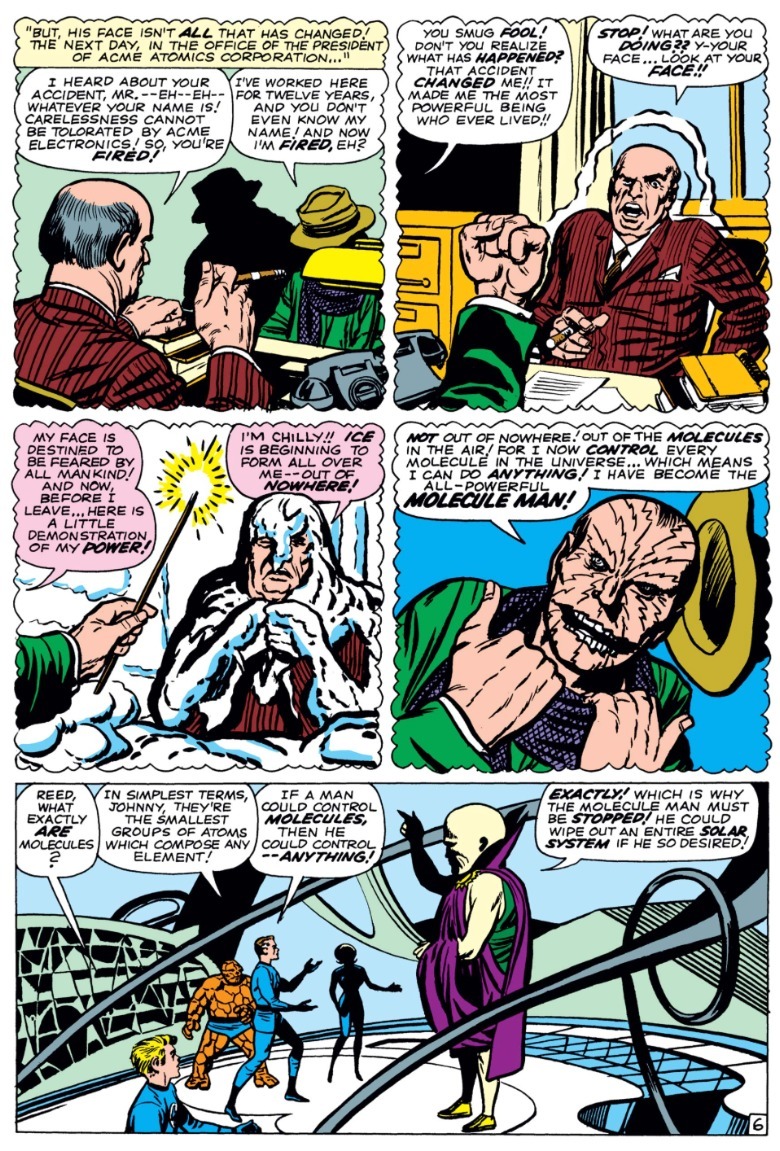 Fantastic Four #20 - The Watcher tells the Fantastic Four of the origin of Molecule Man