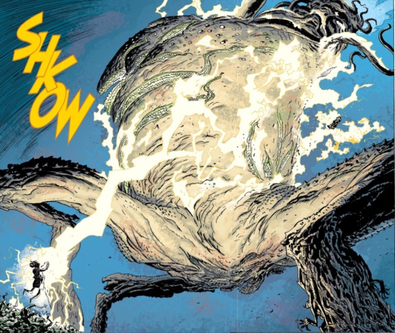 BPRD Plague of Frogs Liz Sherman destroys Nebraska Frog monster