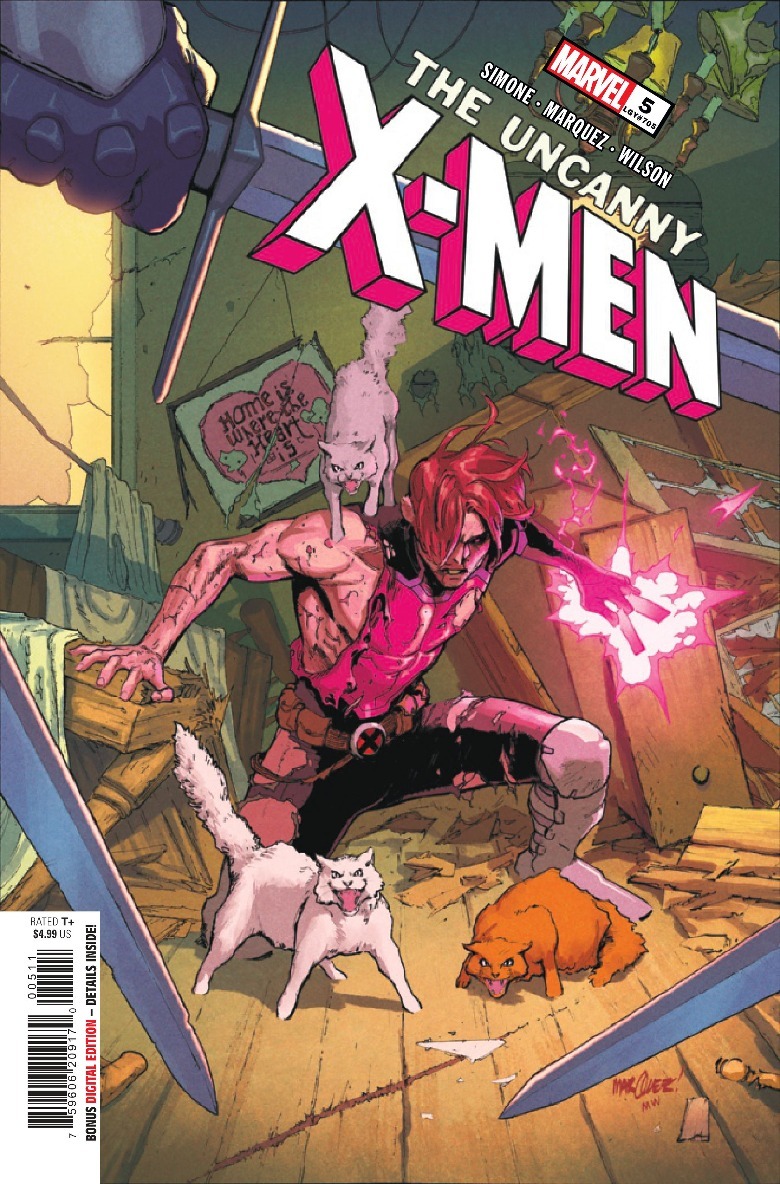 Portada de Marvel Comics Uncanny X-Men #5 Gambito