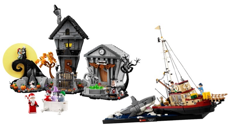 Nightmare Before Christmas and Jaws LEGO Sets