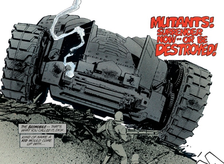 Batmobile in The Dark Knight Returns
