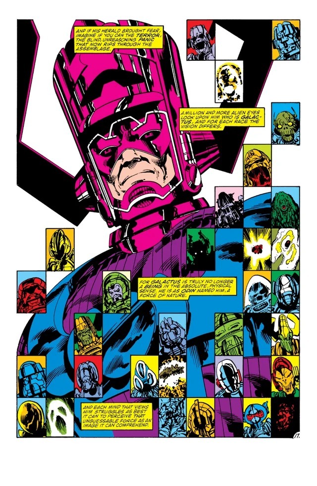 Fantastic Four #262 Galactus as you see different types