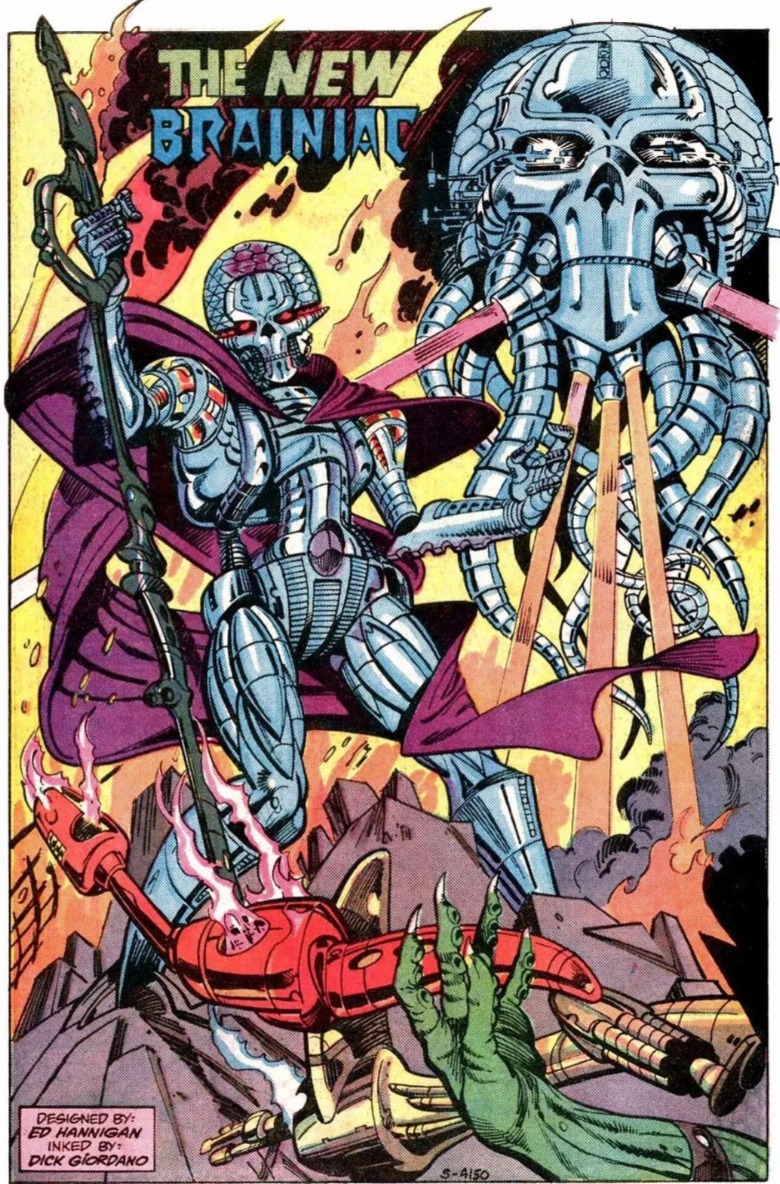 Pin-up poster of Brainiac from DC Comics