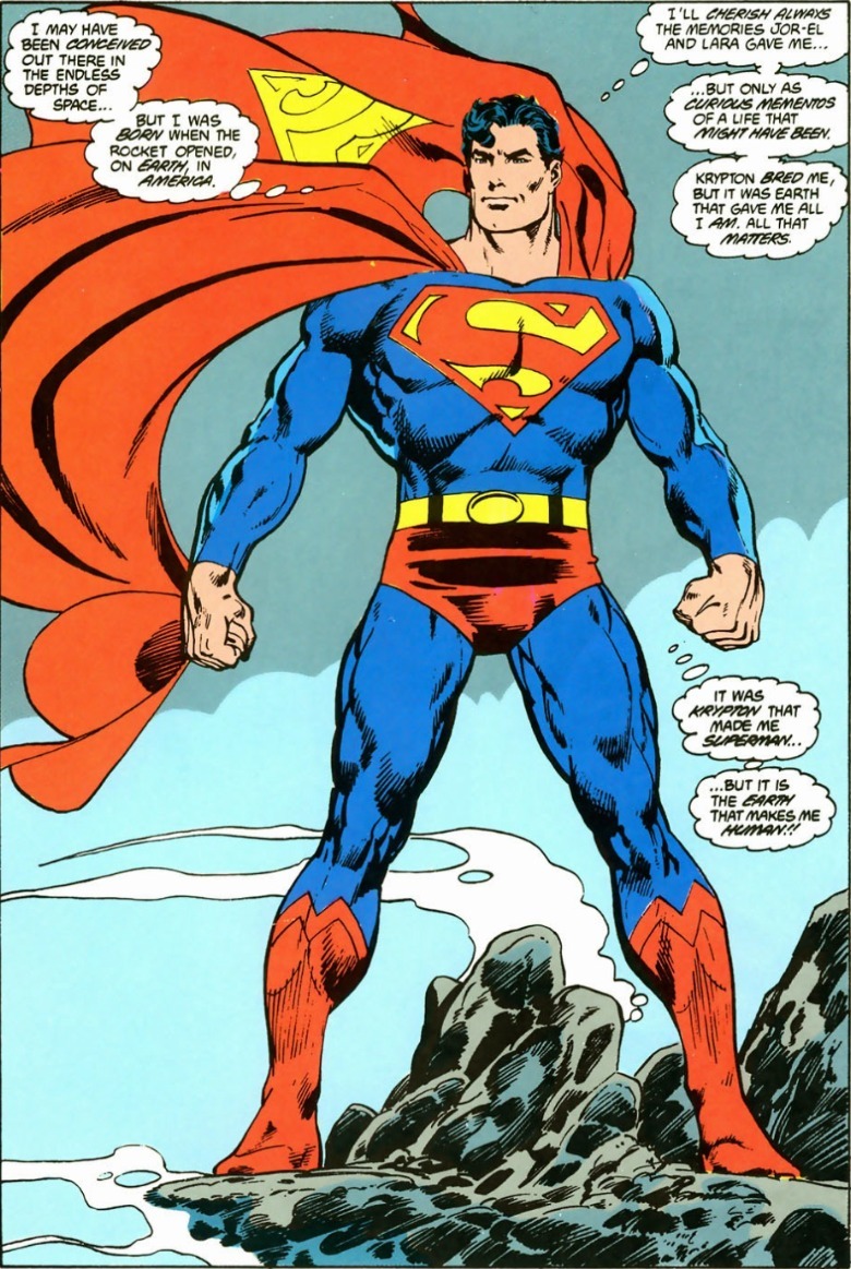 John Byrne's Man of Steel - Superman accepts Earth as his home