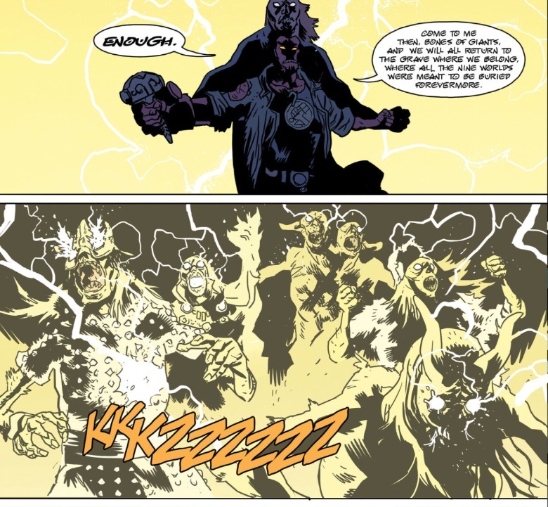 Helboy: The bones of the giants thor take Hellboy