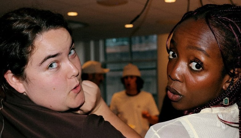 Grace Reiter and Saidah Belo-Osagie at the SNL table read