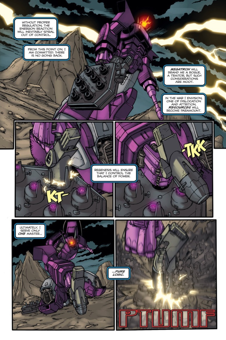 Transformers Spotlight: Shockwave Regenesis Energon program on prehistoric Earth