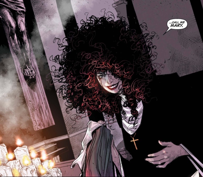 Daredevil #19 Typhoid Mary in nun outfit