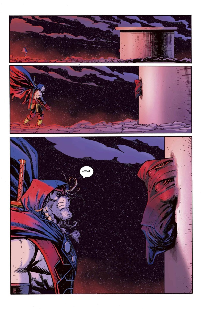 Invincible Universe: Battle Beast #1 Battle Beast Meeting Monster yang terperangkap di dinding