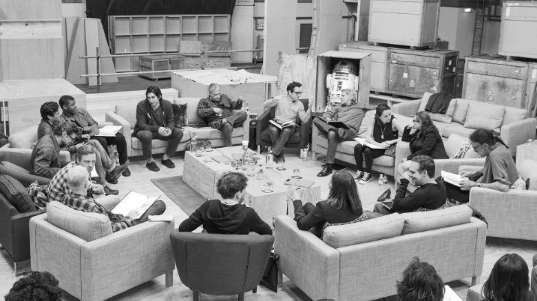 The first image of the Star Wars Group: The Force Awakens