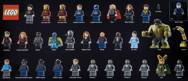 LEGO Avengers Tower Playset Minifigures