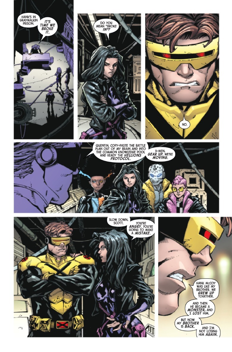X-Men #8 Cyclops and Psylocke