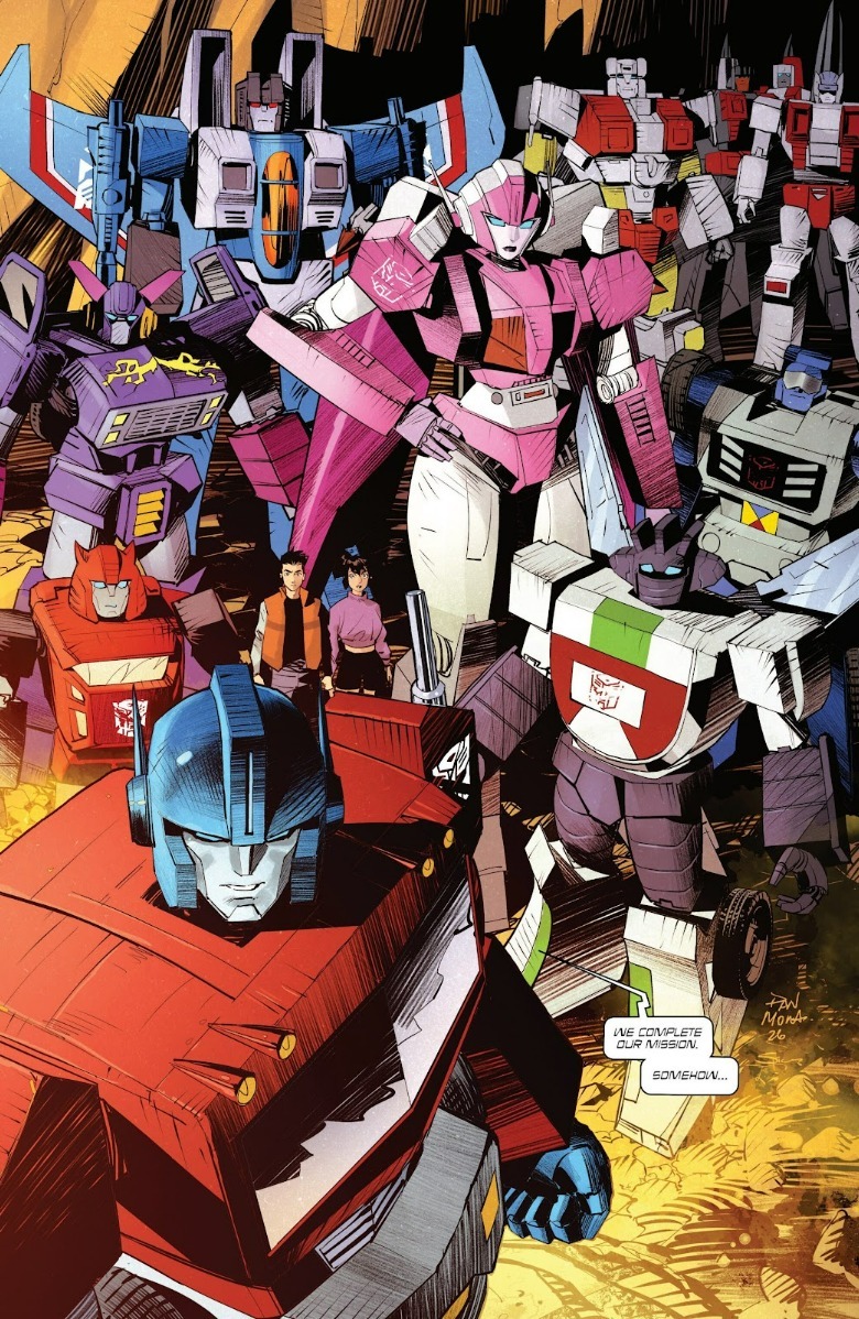 ట్రాన్స్‌ఫార్మర్స్ #30 ముగింపు పేజీ - ఆప్టిమస్