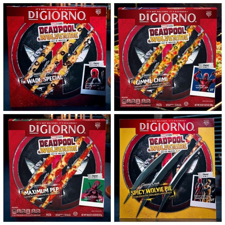 Deadpool Wolverine DiGiorno Pizza
