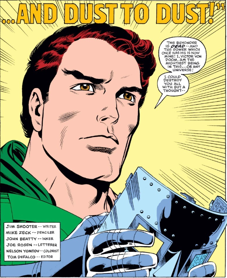 Doctor Doom unmasked in Secret Wars