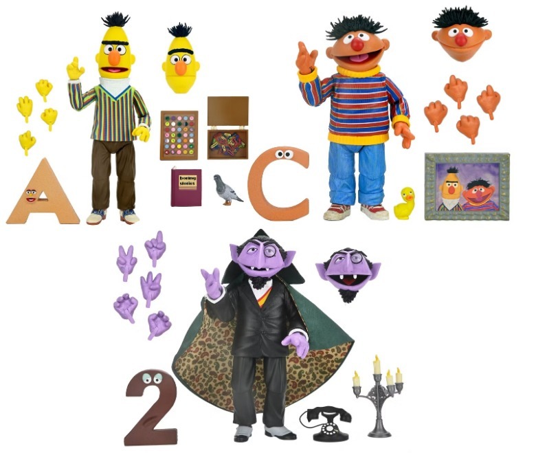 NECA Sesame Street action figures