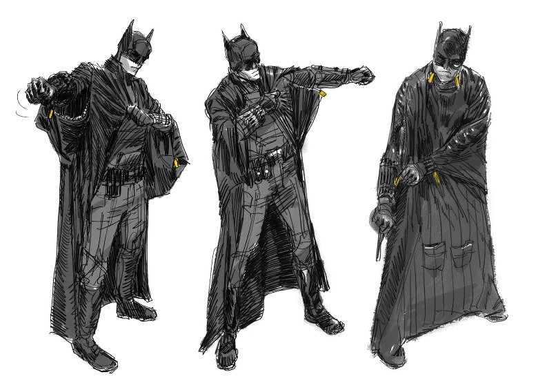 The Batman Wingsuit Concept Art