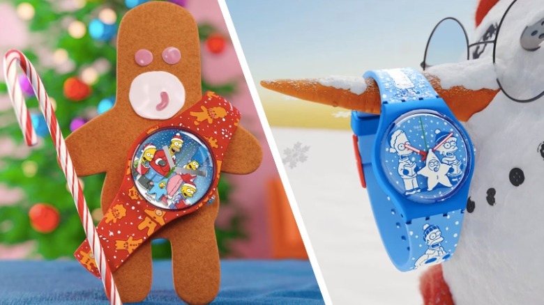 The Simpsons Holiday Swatches