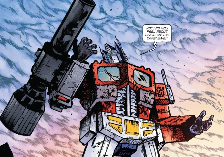 Transformers - Optimus Prime dengan lengan Megatron