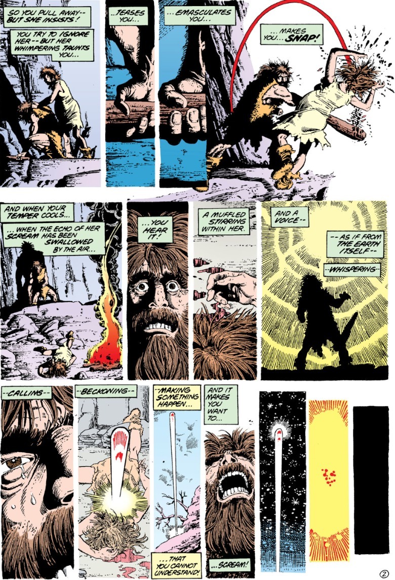 Wonder Woman caveman domestic abuse