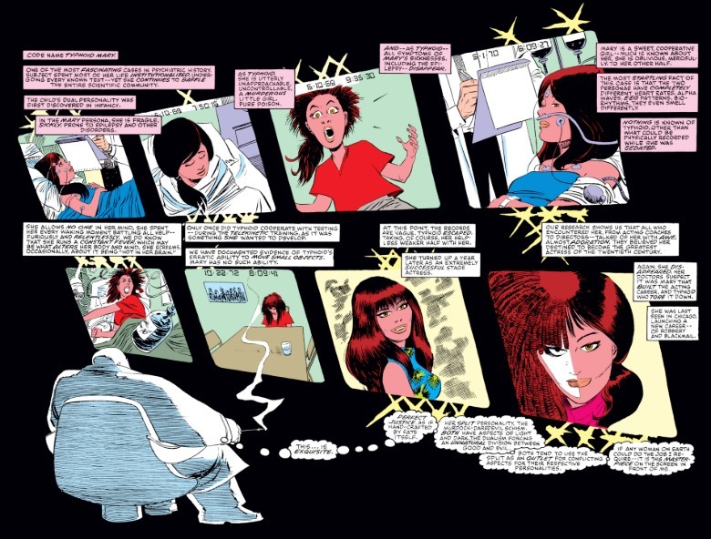 Daredevil #254 Kingpin learns about typhus Maria