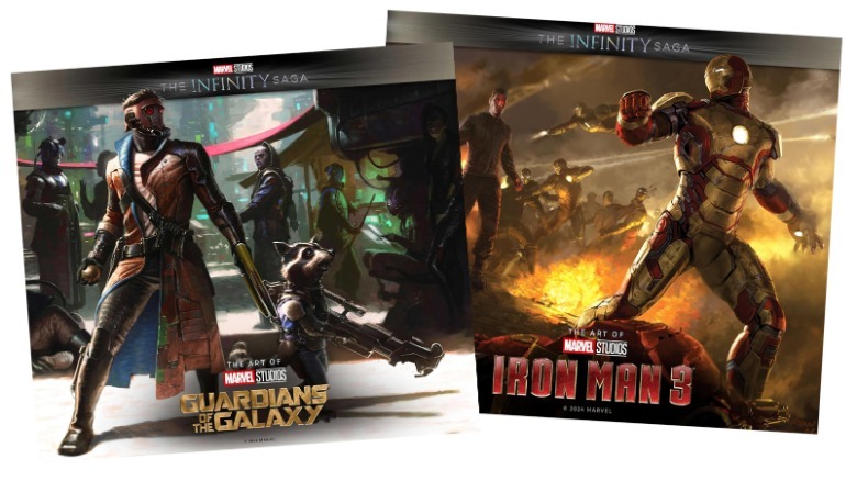 Books about Guardians of the Galaxy and Iron Man 3
